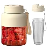 Tragbarer Entsafter und Entsafter | Elektrische Saftpresse für Säfte und Smoothies, Zubehör zur Zubereitung von Getränken, Saftmaschine 80 cl für Erwachsene und Familien