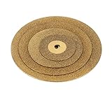 EIFINE 20-50 mm Mini-Diamant-Trennscheibe Rundschleifscheibe for Rotationswerkzeug 3 mm Schaft for Herstellen von Schlitzen und Schlitzen und for Schneiden