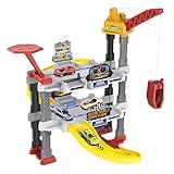 Parkplatzspielzeug, Rennwagen-Rampenbahn-Spielzeugsets - Creative Toy Garages Autoschienen-Set | Pädagogische Katapultbahn, Kinderspielzeug für Geburtstag, Weihnachten, Neujahr, Ostern