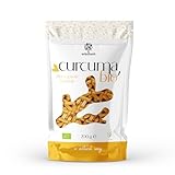 ERBOTECH Curcuma BIO Kapseln, 200g Packung, ca. 280 Kapseln, 100% rein und biologisch, Konzentriert und ohne Zusatzstoffe, Natürliches Nahrungsergänzungsmittel, Vegan