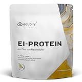 edubily nutrition® Eiklar Protein Pulver aus Freilandhaltung - Premium Eiweißpulver ohne Milch - Laborgeprüft (750 g, Salty Vanilla)