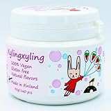 Xylingxyling - Finnische Xylitol-Pastille - 100% vegan, ohne Zucker, glutenfrei, natürliche Aromen für Zahnpflege und frischen Atem, 90g/160pcs (Bubblegum-Geschmack)