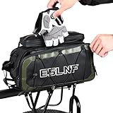 Bikee Gepäckträgertasche – Bikee-Cargo-Taschen | große Kapazität Fahrradträgertasche | wasserdichte Fahrradsatteltasche mit Schultergurt | große Kapazität Aufbewahrung Organizer Fahrradträger Tasche