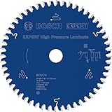 Bosch 1x EXPERT High Pressure Laminate Kreissägeblatt für Handkreissägen (für HPL – Hochdruck-Schichtpressstoffplatte, Ø mm, Professional Zubehör kabelgebundene Handkreissägen)