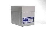 Allianz kontinuierliche Computer Papier 30,5 cm X 8–1/5,1 cm blanko links & rechts perforiert einteiliger 92 Bright 9,1 kg 2700 Blatt pro Karton