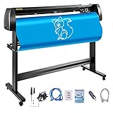 VEVOR 53 Inch Vinyl Schneideplotter Vinyl Cutter Plotter 1350 mm Slogan Cutting Plotter Desktop Machine mit der Software