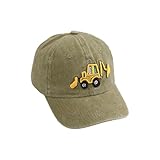 Tennis Mütze Mädchen Caps Auto Hut Kinder Baseball Mädchen Trucker Kinder Sonne Kinder Hut Kappe Herren (Khaki, One Size)