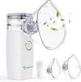 Meowyn Tragbar Inhalationsgerät, USB Wiederaufladbar Inhaliergerät für Kinder und Erwachsene