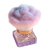 Verwischungspinsel für Gesichts-Make-up, Gesichtspinsel, weiche Borsten, Werkzeug für Make-up und Maniküre zum Hervorheben und Reinigen der Nägel