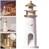 LIFECOSM Moon Lamp Projector Night Light, LED Night Lamp Lighthouse Moonlight Projection Lamp,Moon Shadow Atmosphere Light - Induction, Remote Control, Bluetooth Three Styles