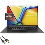 ASUS Vivobook 16 Laptop, 16' WUXGA Display, 8-Core AMD Ryzen 7 7730U (Beats i7-1355U), 24GB RAM, 2TB SSD, Webcam, Backlit, KeyPad, FP, PDG HDMI Cable, US Version KB, Win 11