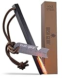 Bush Gear Feuerstahl Outdoor XXL - Extremer Funkenflug - Magnesium Feuerstarter Set - Bis zu 23.000x zünden, Feuerstein Kit für Survival, Zuhause, Camping und Bushcraft Abenteuer - Hexa Prø