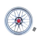 OVBNMO 2PC Classic Wheels LM 15' 16' 17' 18' Alufelgen 4x100 4x114.3 5x108 5x112 5x114.3 5x120 Autofelgen modifiziert kompatibel for BMW-Honda-Toyota-Audi-Nissan-Golf(17in.)