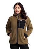 RevolutionRace Sherpa Hoodie für Damen, Outdoor Fleecejacken perfekt für Wanderungen und Outdoor-Abenteuer, Cub, L