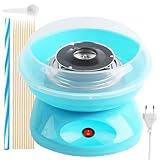 Zuckerwattemaschine Für Zuhause, Zuckerwatte Maschine, Retro Cotton Candy Machine, 450w Für Verschiedene Partys Einfache Bedienung Und Leicht Reinigen Cotton Candy Machine Inkl. Zubehör(Blau)