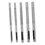 Gadpiparty 5 Teiliges Locheisen Set Für Lochstanzer Für Gürtel DIY Handwerk Und Ösenwerkzeuge Präzise Lochschneider Für Lederarbeiten
