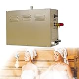 WTRYRN Duschsystem Dampfbad-Spa-Generator für Zuhause, Duschdampfgenerator, 10 Min. bis 12 Stunden mit automatischer Entleerung 77-131℉, für Bade-Sauna-SPA, Schönheitssalons 3KW