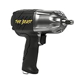 Rodcraft RC2277 Druckluft Schlagschrauber 'Beast' - Vierkantabtrieb 1/2 Zoll, max. Lösemoment 1950 Nm, 8200 U/min, optimal für Kfz-Werkstätten und Räderwechsel, Schwarz-silber