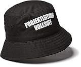 Fischerhut: Projektleitung Vollsuff - Hut Saufen Mallorca - Mütze Bucket Hat Festival Sommerhut Sonnenhut Festival-Kleidung - Alkohol Bier Feiern Party Junggesellen-Abschied Anglerhut (black L/XL)