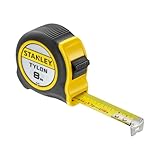 Stanley Bandmass Tylon (8 m, Tylon-Polymer Schutzschicht, verschiebbarer Endhaken, Kunststoffgehäuse) 0-30-657