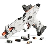 Pistolen-Spielzeug-Schaumstoff-Blaster mit Magazinhülle, die Spielzeugpistole auswirft, weiche Kugel Dart-Spielzeug-Schaumstoff-Blaster für Kinder ab 8 Jahren