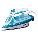 Braun FreeStyle 3 FI3144BL Dampfbügeleisen mit 3D-FreeGlide-Technologie, SuperCeramic-Sohle, Ultimate FastClean, automatische Abschaltung, Tank 270 ml, 2700 W, Blau