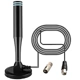 Indoor TV HD Digital Antenne für Smart TV, unterstützt 4K & Full HD Kanäle