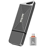 AreTop 64GB USB Stick 3.0, Speicherstick Bis zu 100 MB/s, Flash-Laufwerk Typ C + USB A für MacBook Pro, Android Handy, Pad, Laptop und Computer