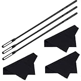 1 Satz Flötenreinigungsstab Stange Instrument Tastaturreiniger Tuner saxophon reinigungsset querflöte reinigungsset sauberer Stab für Reinigungsset für Plastik Black JOINPAYA