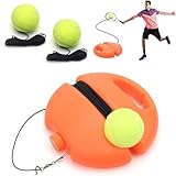 YUNYODA Solo Tennis Trainer Rebound Ball, Tennis-Trainingsgerät mit 3 Saitenbällen, Tennis Rebounder Kit, geeignet für Indoor- und Outdoor-Anfänger-Sportübungen
