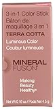 Mineral Fusion 3-in-1 Color Stick – Terra Cotta für Frauen, 0,16 oz Make-up