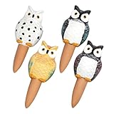 SEWACC 4 Stück Teiliges Katzenkopf bewässerungsset Keramik Selbstbewässerungsgerät für Topfpflanzen Automatisches Garten bewässerungssystem Dekorativ und Praktisch für Zimmer