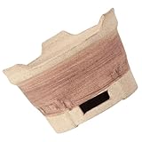 Gadpiparty Holzkohlegrill Klein aus Lehm Tragbarer Grillofen für Camping und Outdoor Vielseitiger Lehmgrill zum Kochen und Heizen