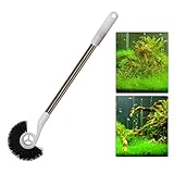 Bakodiu Aquarium Bürste Mit Griff,Aquarium Reiniger,Scheibenreiniger Aquarium Scheibe Zum Reinigen Aquarienglas,Aquariumbürsten Spiralbürste Cleaner Für Fisch Tank（55/90cm）