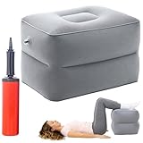 Persiiious Aufblasbare Fußstütze, 2 Schichten, höhenverstellbar, aufblasbare Fußstütze, perfekt für Büro, Zuhause und die meisten Reisen
