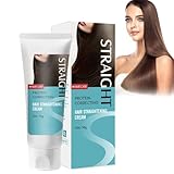 Lang anhaltende, pflegende Anti-Frizz-Haarglättungscreme, glättende Creme zur Reparatur von Frizz und Spliss, pflegende Glättungscreme für alle Haartypen (1PCS)