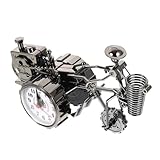 RORPOIR Traktor Uhr Wecker Für Schlafzimmer Nachttischwecker Digitaluhr Batteriebetrieben Uhren Bausatz Uhrwerk Digitaler Wecker Digitaler Kalender Digitale Wanduhr Golddekor Black Plastik