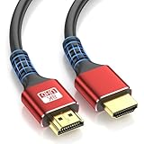 looyotul 8k Hdmi Kabel 1m Ultra High Speed HDMI 2.1 Kabel 4K@120Hz 8K@60Hz 48gbps Gold überzogener Stecker 3D eARC Ethernet HDMI Kabel für HDTV Monitor Laptop Roku TV Xbox PS4/PS5 (rot)