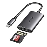 UGREEN USB C 312MB/S Kartenleser SD 4.0 Kartenleser USB C Card Reader Micro SD Adapter Aluminium kompatibel mit iPhone 17 Serie, Galaxy S25 Serie, iPad, MacBook, Surface pro/Surface Book usw