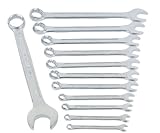 Brüder Mannesmann Gabel-Ringschlüsselsatz, 6-22 mm, Chrom-Vanadium, 12-teilig | M 130-12