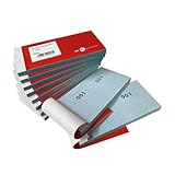 Bm – BeMore Mod 9 – Zahlenblöcke von 1 bis 1000 – Format 13 cm x 6 cm – Packung mit 10 bunten Blöcken – Events, Partys, Messen, Lotterien und Leckereien