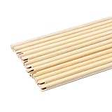 ZSHJGJR 24 Stück 31,5 Zoll Holzpfeilschaft für Bogenschießen Pfeilschaft aus Holz 80 cm Jagdpfeile Bogenpfeile Welle in Handarbeit für DIY 8mm Pfeilschaft Jagdpfeile Zubehör (24Stück)