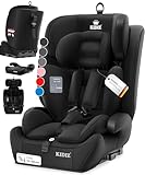 KIDIZ® Autokindersitz Kinderautositz mit Isofix Gruppe 1+2+3 9-36 kg 5-Punkt-Sicherheitsgurt, Autositz, Kindersitz, Einstellbare Kopfstütze | Mitwachsende Sitzerhöhung 1-12 Jahre, Stabil und Sicher