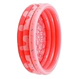 Happyyami Aufblasbarer Pool für aufblasbarer kinderpool aufblasbares Aufblasbarer Schwimmpool Aufblasbarer Pool für Babys Schwimmbad aufblasbares Schwimmbecken PVC Rosa