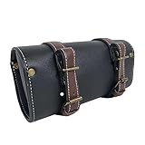 Mikinona 1 Stück Motorradtasche Hecktasche Mit Verstellbarer Schnalle Wasserdicht Vintage Werkzeugtasche Für Motorroller Gepäckrolle Für Motorradreisen Praktische Aufbewahrungslösung