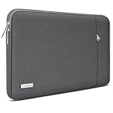 TECOOL Laptoptasche 15,6 Zoll Laptop Hülle, wasserdichte Notebooktasche Schutzhülle Notebook Sleeve Schutztasche für 15-15,6' HP Dell Lenovo Thinkpad Ideapad Acer ASUS Chromebook Samsung,Dunkelgrau
