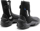 Cressi Korsor Rigide Sole Boots 5mm - Rigide Sole Boots 6mm Tauchstiefel aus 5mm Neopren mit starrer Sohle, Schwarz