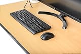 MANHATTAN Funktastatur und Maus Set MWK7350, Schwarz
