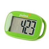 Schrittzähler Pedometer Pulox PS-100 einfach mit 3D Sensor in Grün