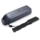 HANERIDE Originaler Hailong （4PIN） Elektrofahrrad Batterie 36V 10.4Ah 374Wh passt für 250W-500W Motor für E-Bike accu von MiFa Tianneng u.a., mit 2A Ladegerät